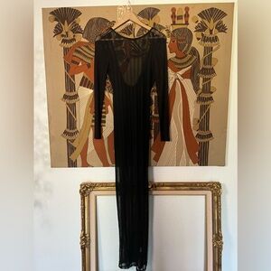 Sabora Sheer Maxi Dress Sz M